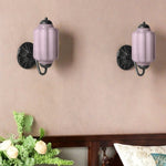 Vintage Inspired Milk Glass Wall Light