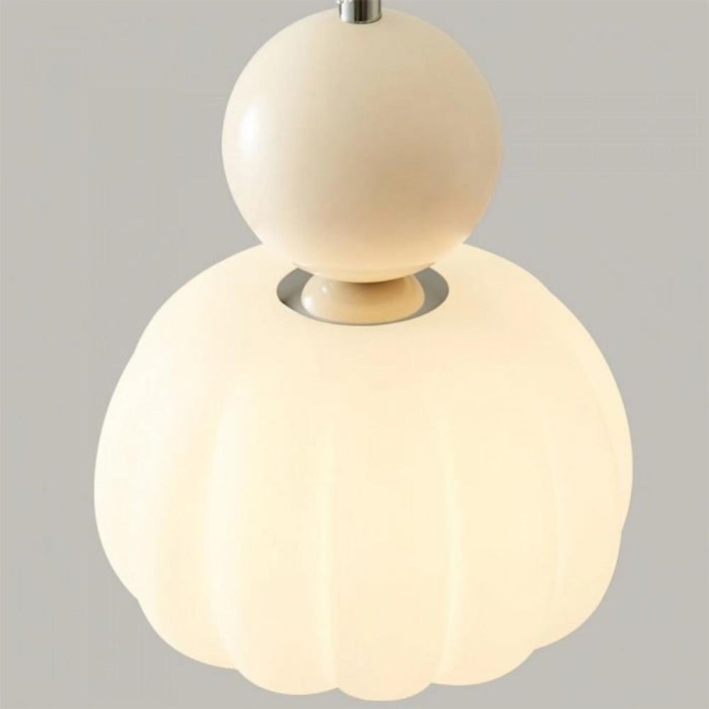 Vintage Cream Bauhaus Pendant Light