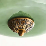 Vintage Milk Glass Pendant Light