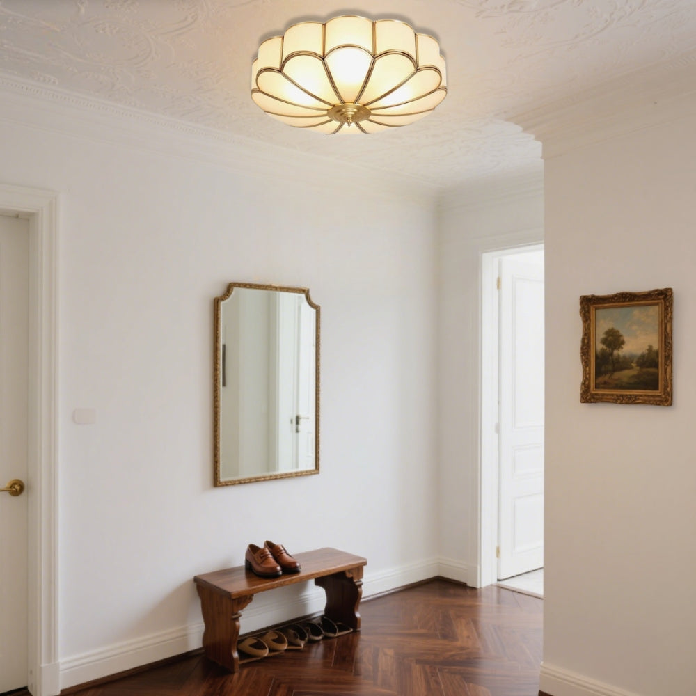 Minimalist Flower-Shaped Ceiling Light