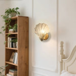 Elegant Seashell Design Glass Wall Light