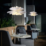 Minimalist White Flower Pendant Light