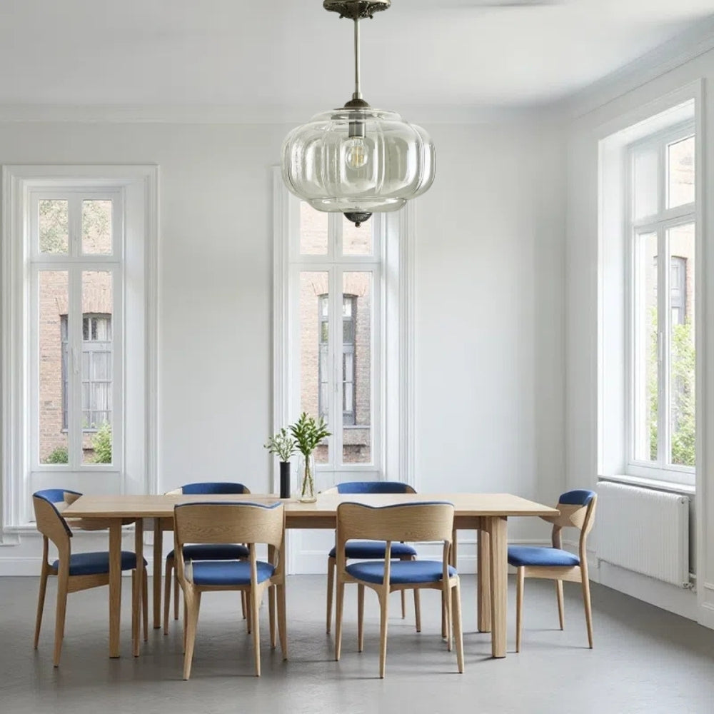 Vintage Milk Glass Pendant Light