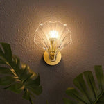 Elegant Seashell Design Glass Wall Light
