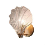 Elegant Seashell Design Glass Wall Light