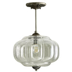 Vintage Milk Glass Pendant Light