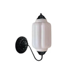 Vintage Inspired Milk Glass Wall Light