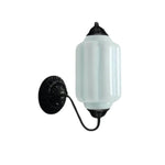 Vintage Inspired Milk Glass Wall Light