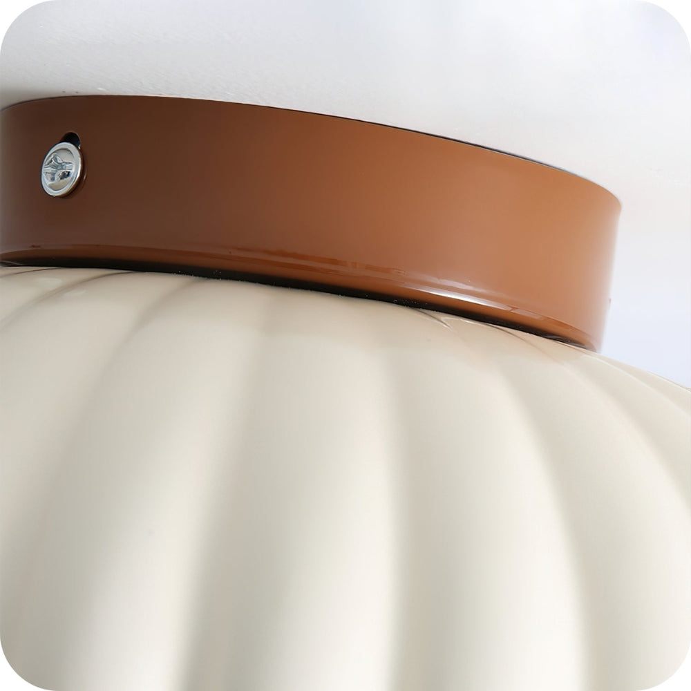 Minimalist Chrome-Plated Ceiling Light Design