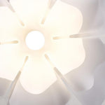 Minimalist White Flower Pendant Light