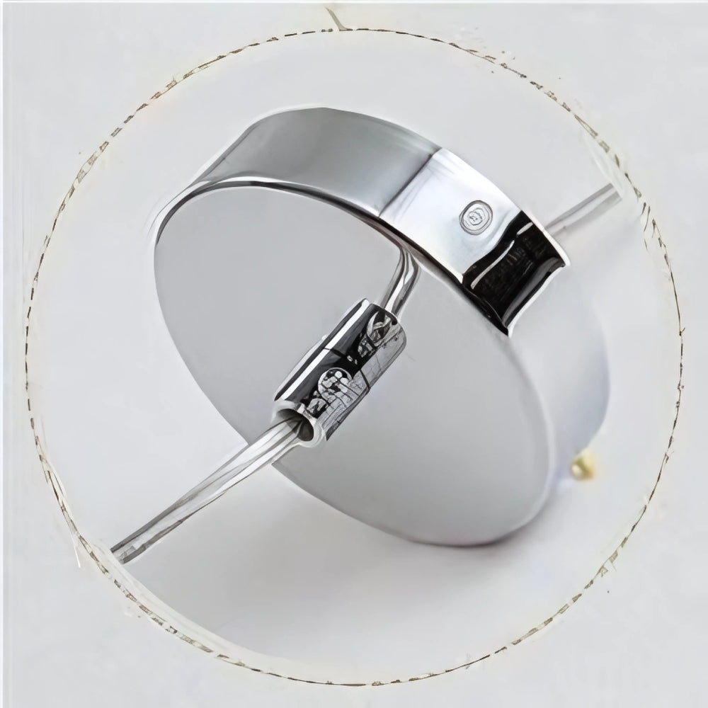 Vintage Bauhaus Orange Glass Pendant Light