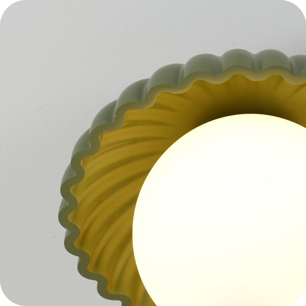 Minimalist Chrome-Plated Ceiling Light Design