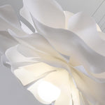 Minimalist White Flower Pendant Light